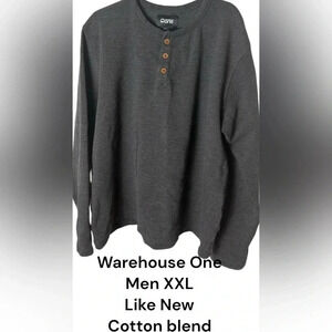 Rib knit  sweater,cotton blend ,Warehouse One sweater, men XXL. Like new,